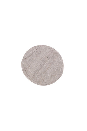 Tapis rond 'Kali' 80cm en laine feutrée | MUSKHANE