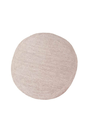 Tapis rond 'Kali' 120cm en laine feutrée | MUSKHANE