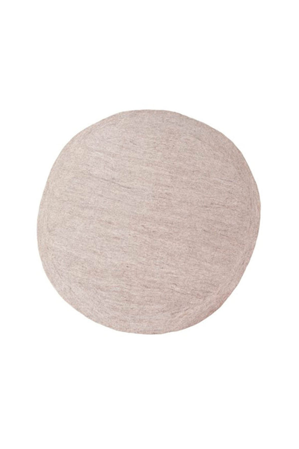 Tapis rond 'Kali' 120cm en laine feutrée | MUSKHANE