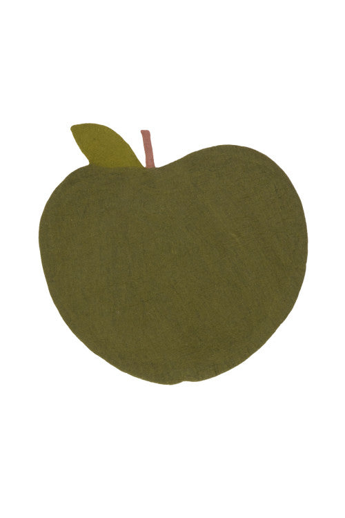 Tapis Pomme en laine feutrée | MUSKHANE