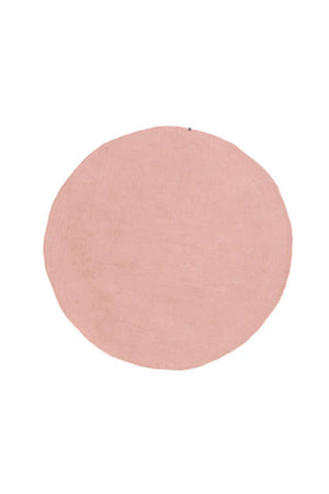 Tapis rond 'Kali' 80cm en laine feutrée | MUSKHANE