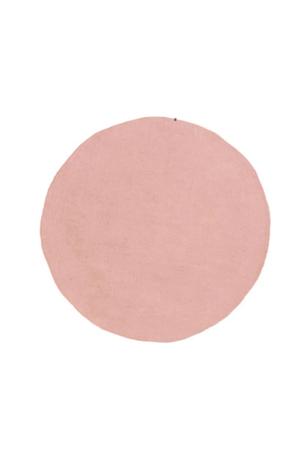 Tapis rond 'Kali' 80cm en laine feutrée | MUSKHANE