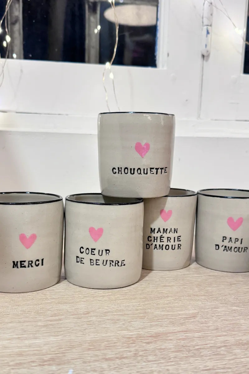 Tasse Messagère 'Merci' | 1100 DEGRES