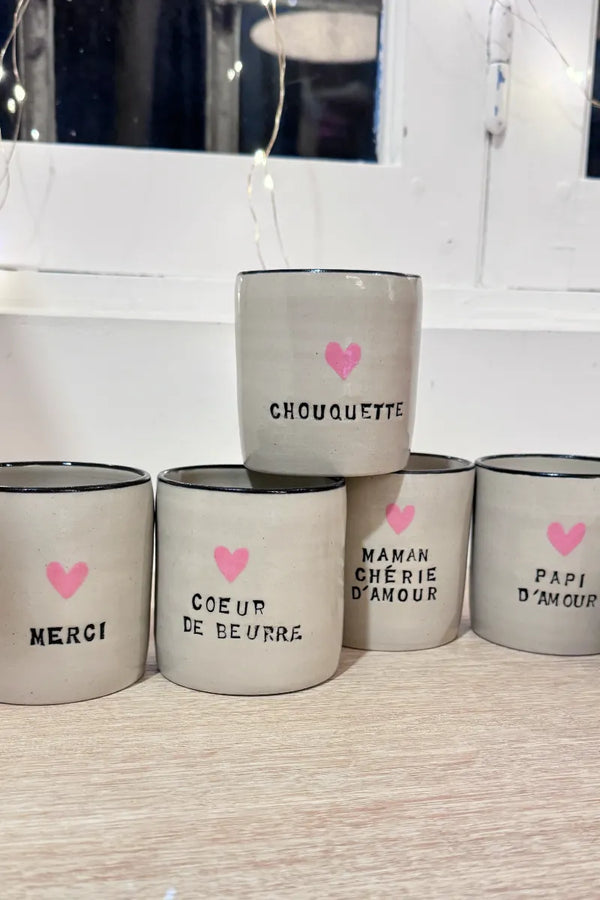 Tasse Messagère 'Maman chérie d'amour' | 1100 DEGRES