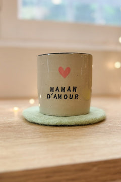 Tasse Messagère 'Maman d'amour' | 1100 DEGRES