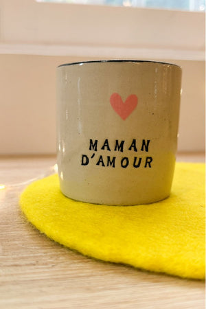 Tasse Messagère 'Maman d'amour' | 1100 DEGRES