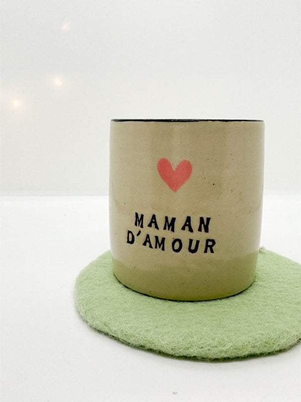 Tasse Messagère 'Maman d'amour' | 1100 DEGRES