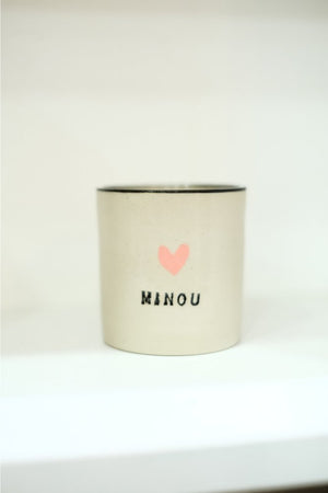 Tasse Messagère 'Minou' | 1100 DEGRES