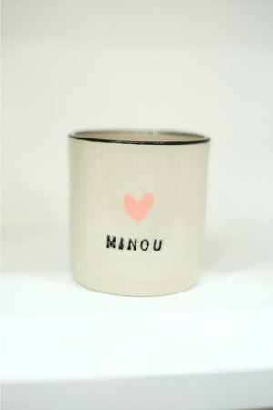 Tasse Messagère 'Minou' | 1100 DEGRES