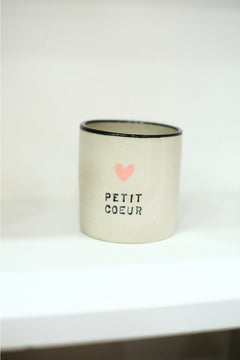 Tasse Messagère 'Petit Coeur' | 1100 DEGRES