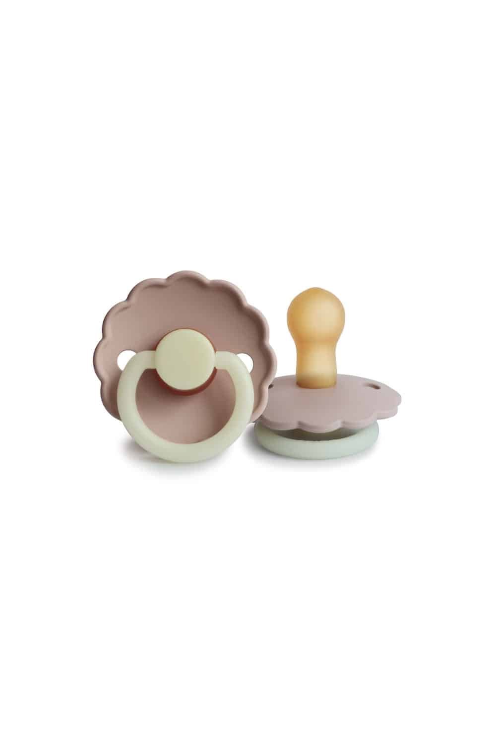 Tétine 'Daisy Night' Blush | FRIGG