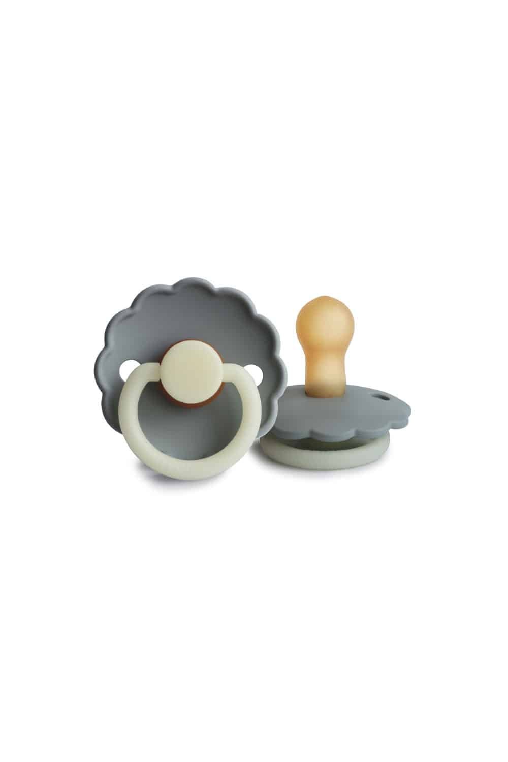 Tétine 'Daisy Night' French Gray | FRIGG