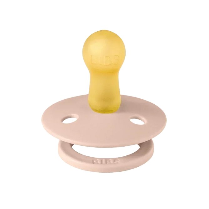 Tétine ronde en latex 'Colour' Blush | BIBS