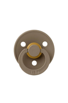Tétine ronde en latex 'Colour' Dark Oak | BIBS