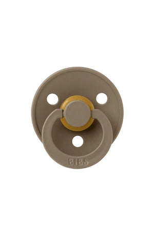 Tétine ronde en latex 'Colour' Dark Oak | BIBS
