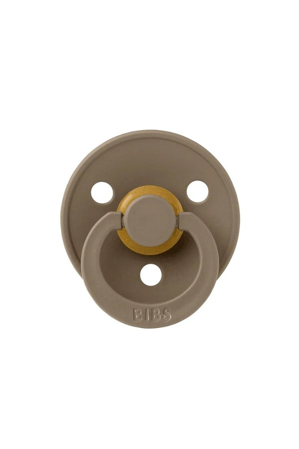 Tétine ronde en latex 'Colour' Dark Oak | BIBS