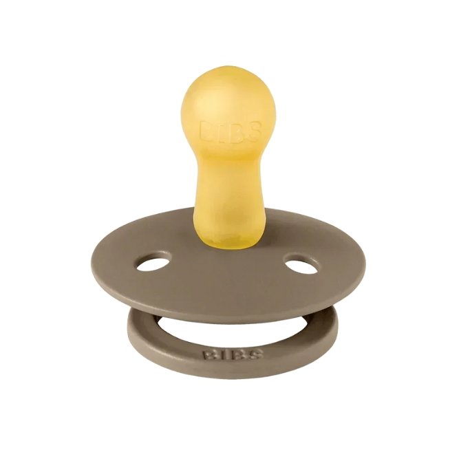 Tétine ronde en latex 'Colour' Dark Oak | BIBS