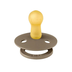 Tétine ronde en latex 'Colour' Dark Oak | BIBS
