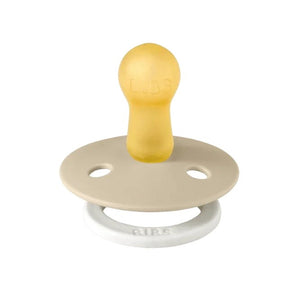 Tétine phosphorescente ronde en latex 'Colour Glow' Vanilla | BIBS