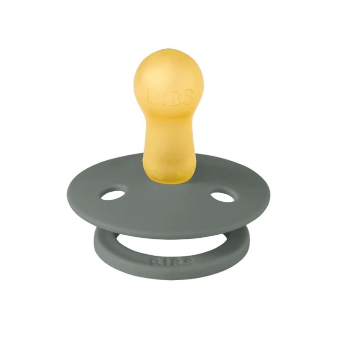 Tétine ronde en latex 'Colour' Pine | BIBS