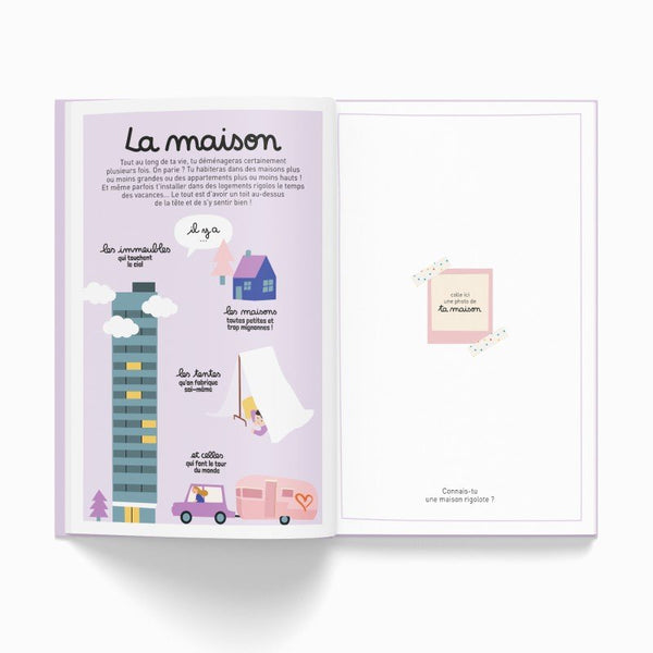 Imagier à remplir 'Ton univers à toi' | MINUS ÉDITIONS