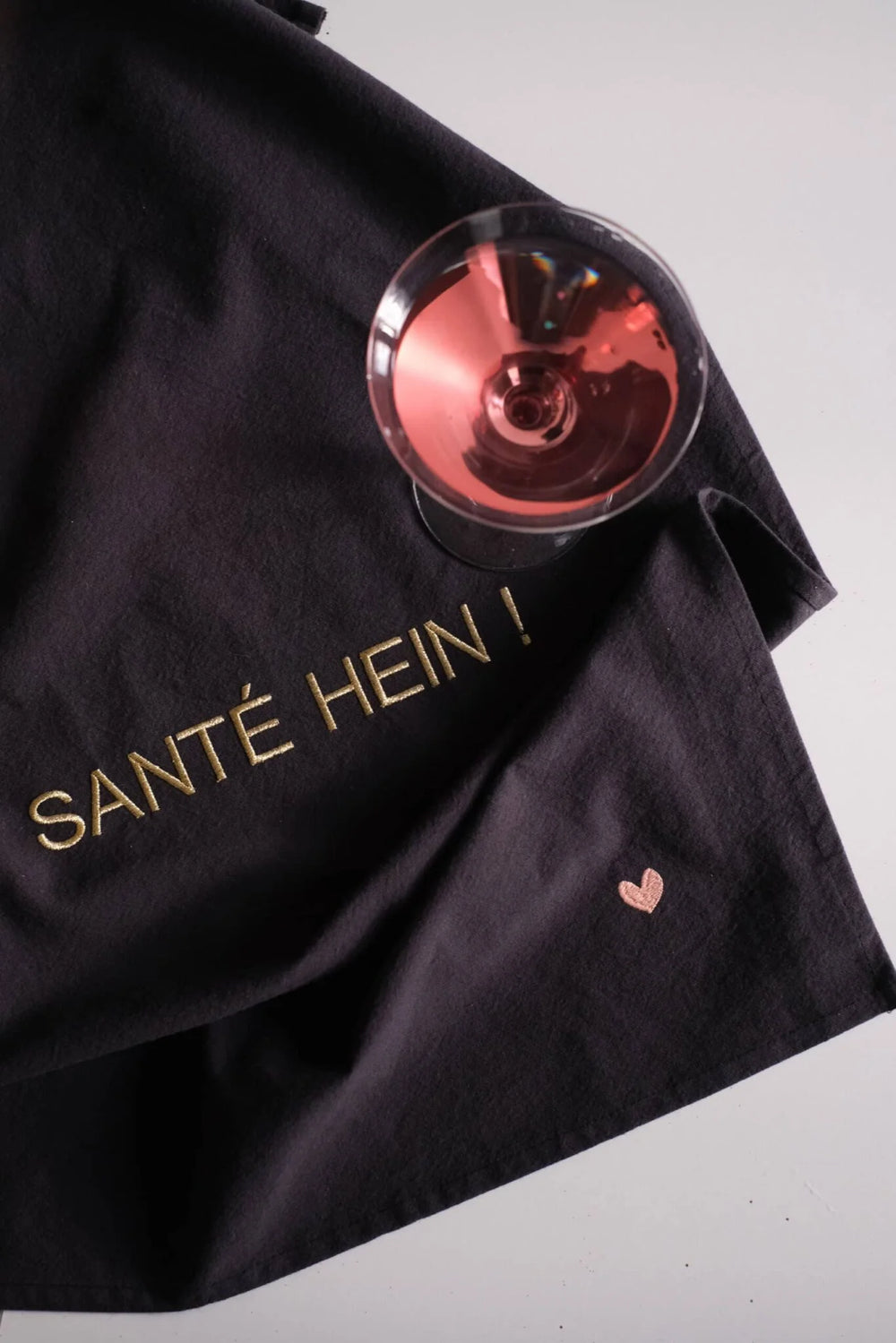 Torchon 'Santé Hein !' | LA CERISE SUR LE GÂTEAU X MOUFLETTE