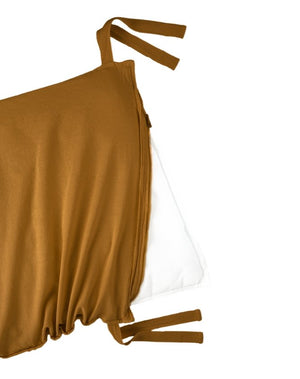 Tour de lit déhoussable 'Wabi-Sabi' Golden Brown | NOBODINOZ