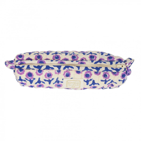 Trousse à crayons 'Nila' Isha Cassis | BONHEUR DU JOUR