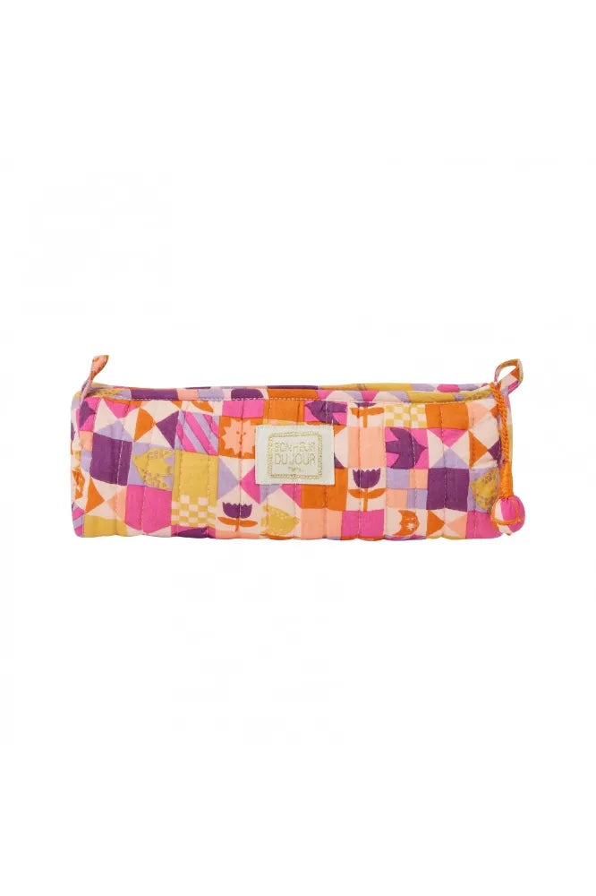 Trousse à crayons 'Nila' Patchy Miel | BONHEUR DU JOUR