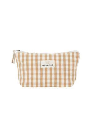 Trousse de beauté Vichy camel | GABRIELLE
