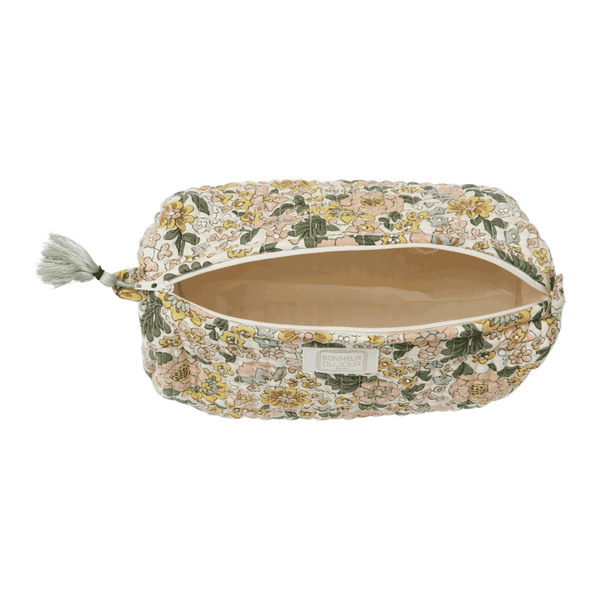 Petite trousse de toilette 'Amaia' Rose corail | BONHEUR DU JOUR
