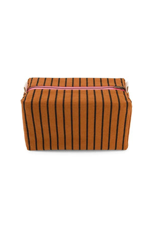 Trousse de toilette 'Vic' Rayures Tennis Ginger | ROSE IN APRIL