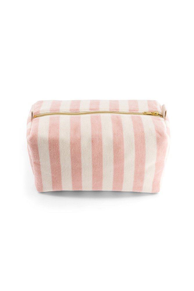 Trousse de Toilette 'Vic' Rayures Rose clair | ROSE IN APRIL