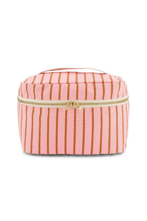 Vanity 'Oona' Rayures Tennis Pecan / Strawberry | ROSE IN APRIL