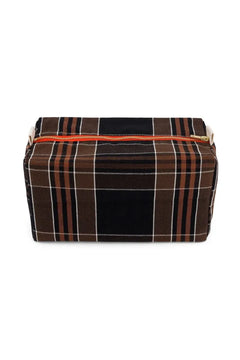Trousse de toilettes 'Vic' Black tartan | ROSE IN APRIL