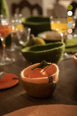 Bol en laine feutrée S | MUSKHANE