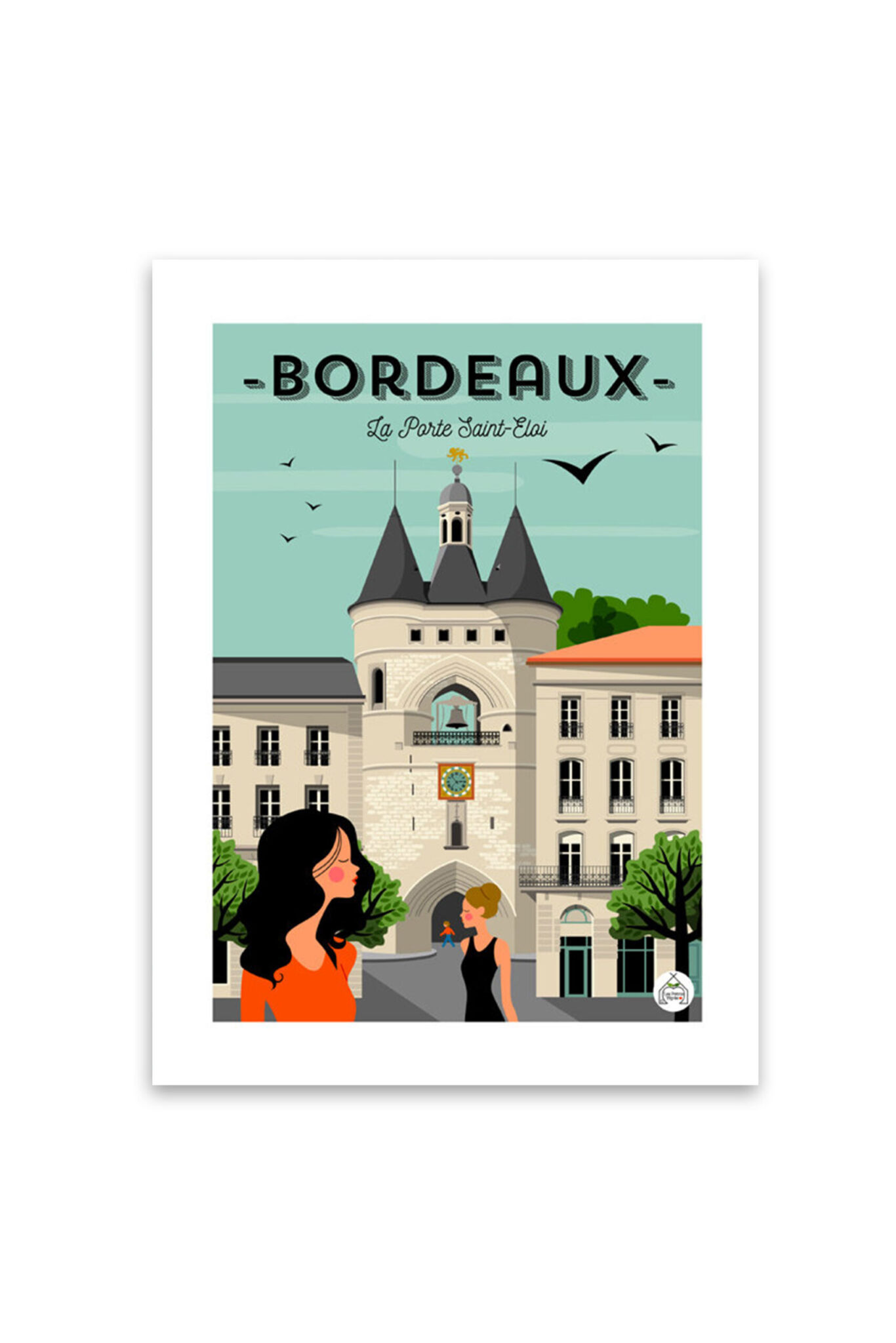 Affiche "Bordeaux" 30x40cm