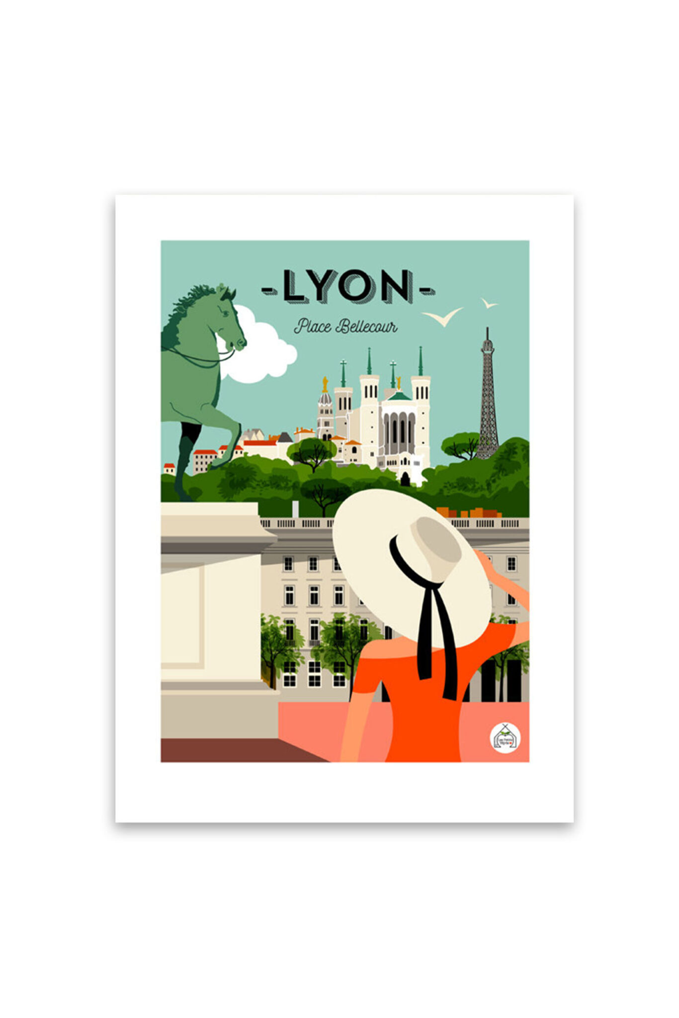 Affiche "Lyon" 30x40cm