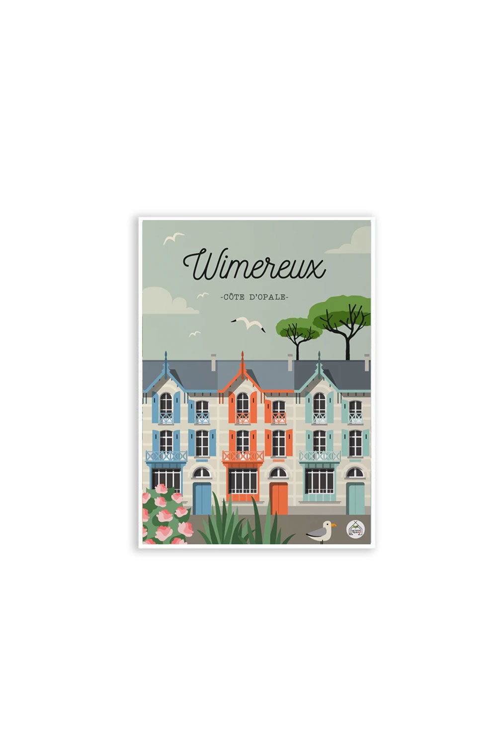 Carte "Wimereux" 30x40cm