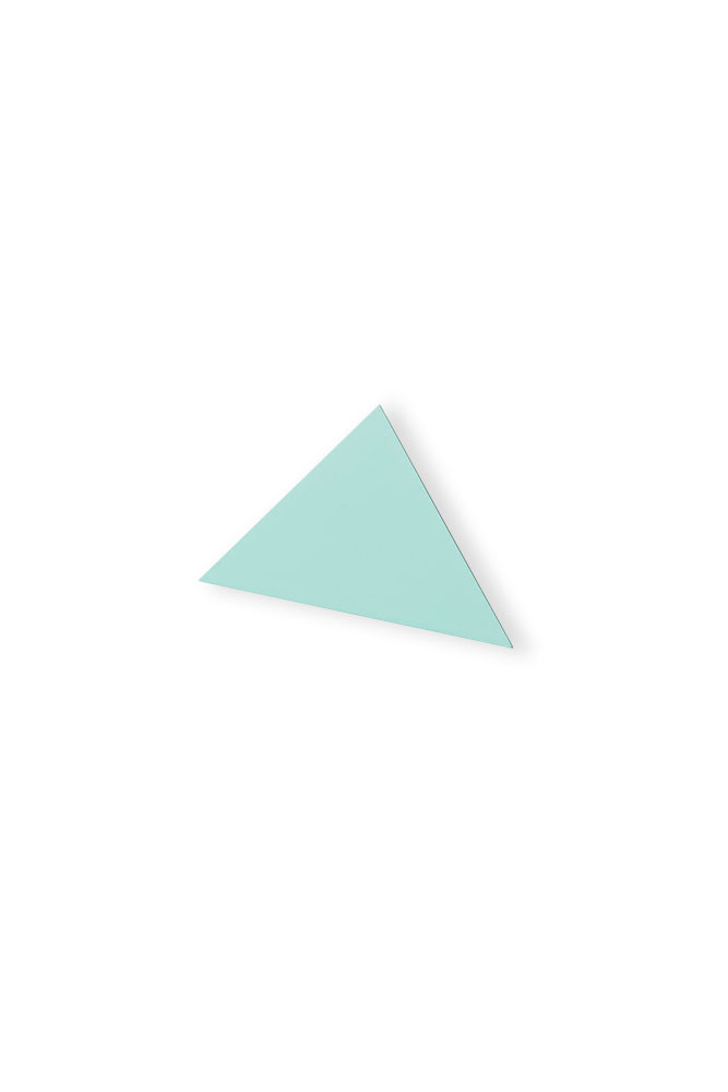 Clip photo/affiche triangle bleu