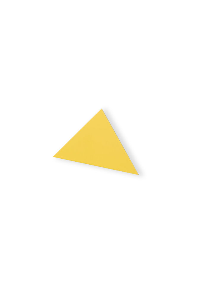 Clip photo/affiche triangle jaune