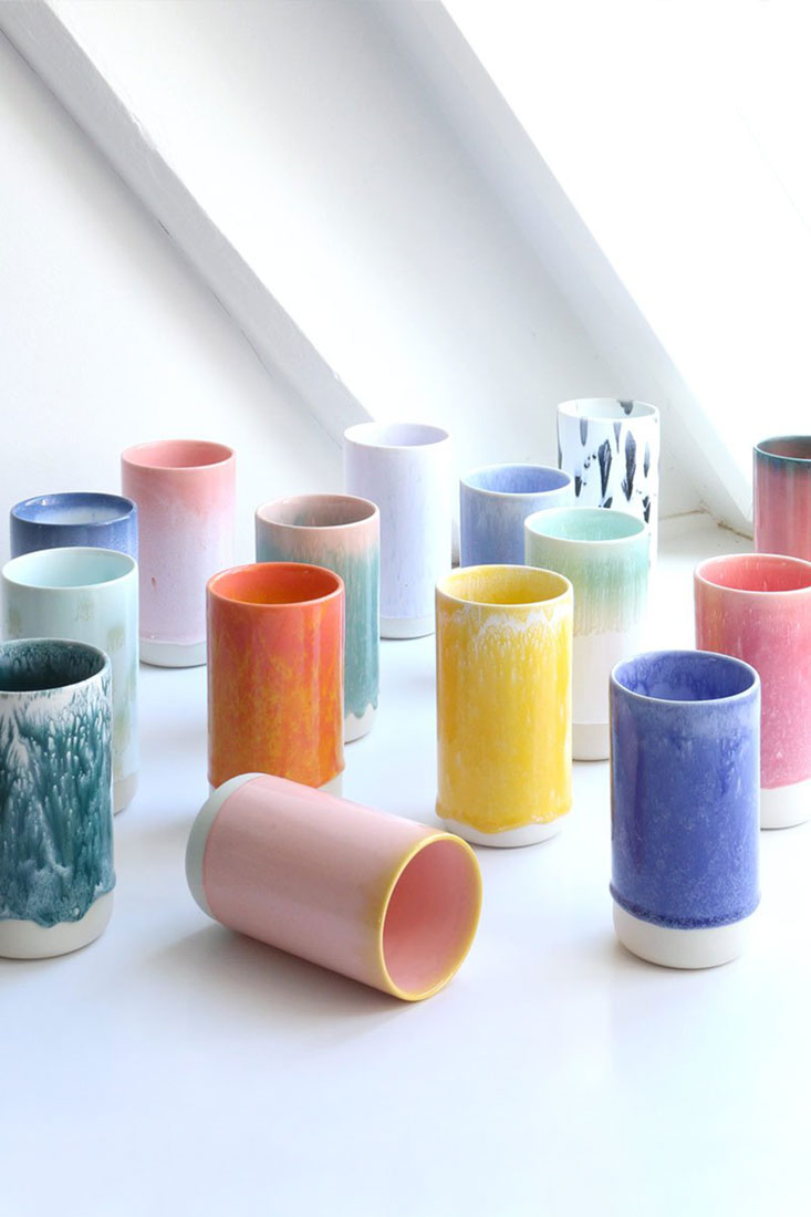 pulver systematisk Hæderlig Vase "Stash" en céramique | STUDIO ARHOJ - Mouflette - Sélection bien sentie