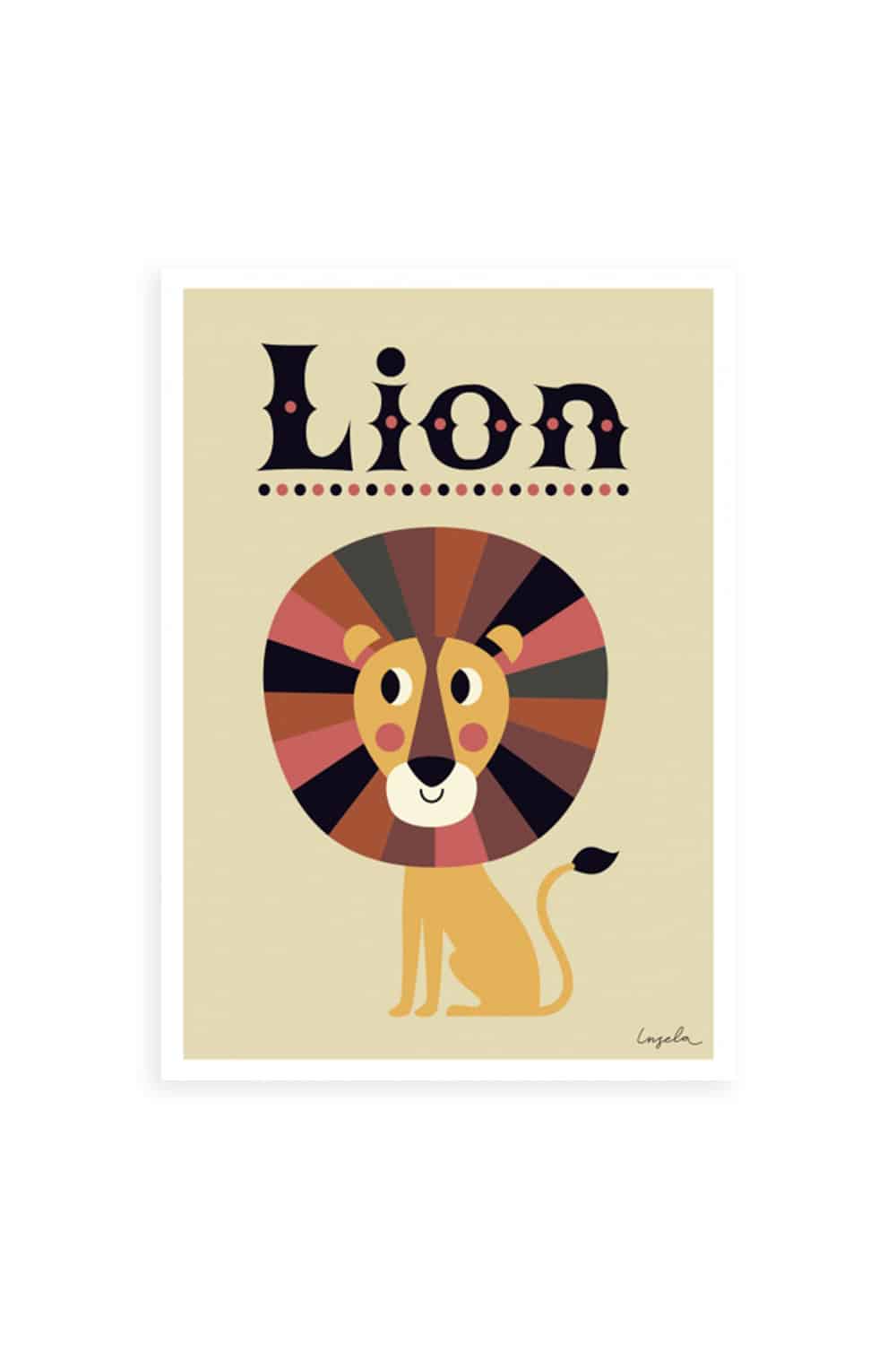 Affiche 'Lion' Marcel et Joachim | SERGEANT PAPER
