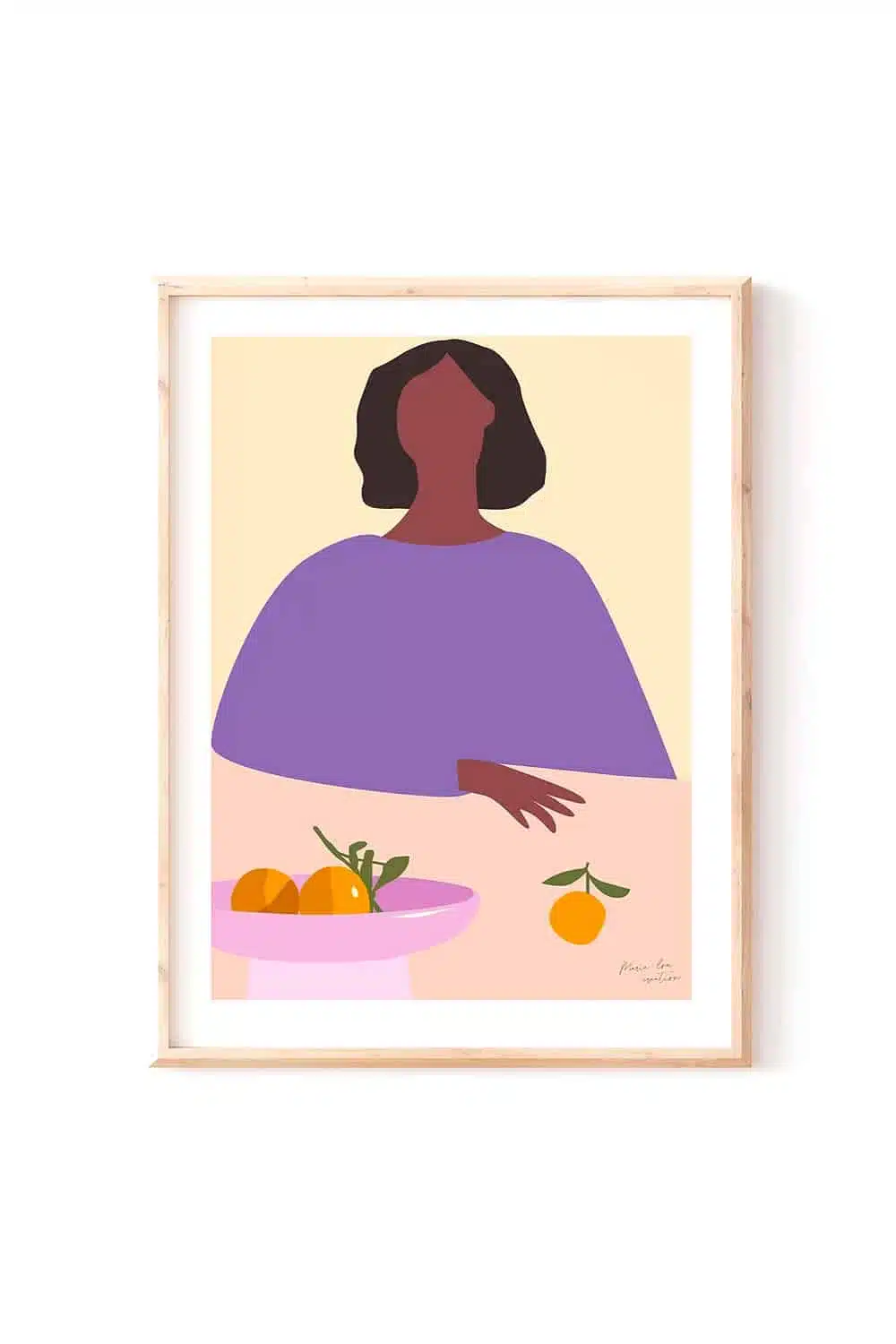 Affiche ou carte 'La pause vitaminée' | MARIE-LOU CRÉATION