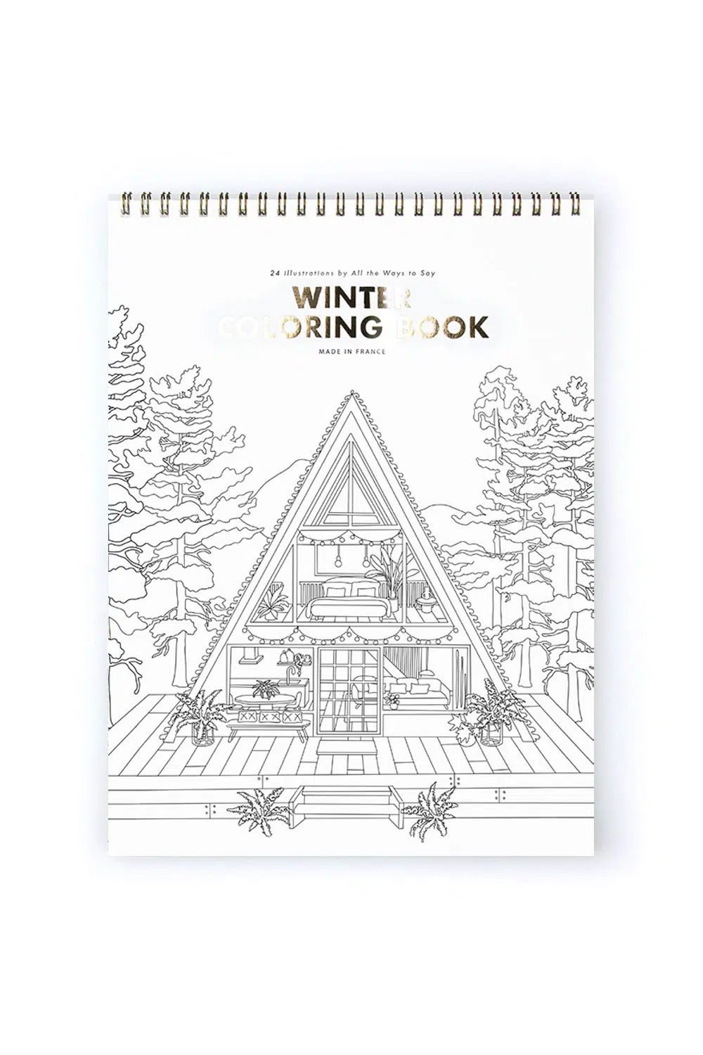 Cahier de coloriage 'Winter' | ALL THE WAYS TO SAY