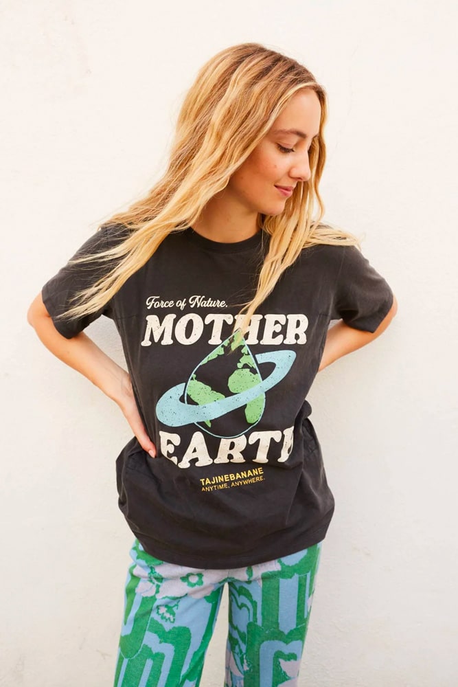 T-shirt d'allaitement 'Mother Earth Tee' |  TAJINE BANANE 