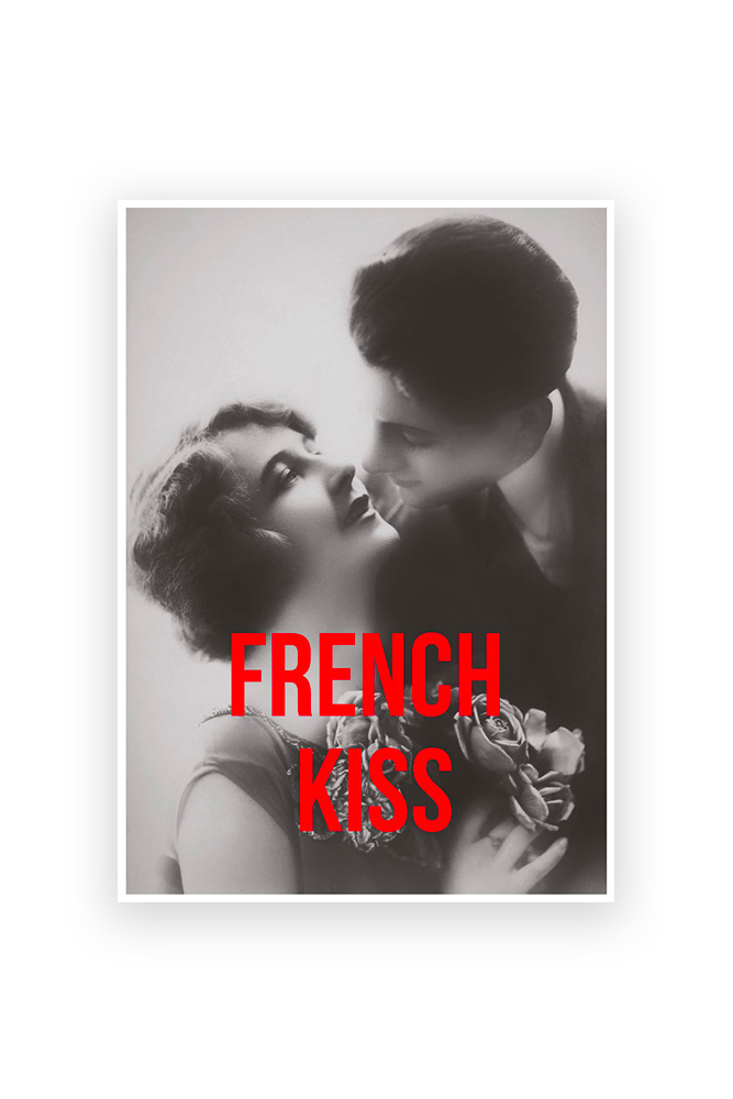 Affiche 'French Kiss' | CARTE KENCRE