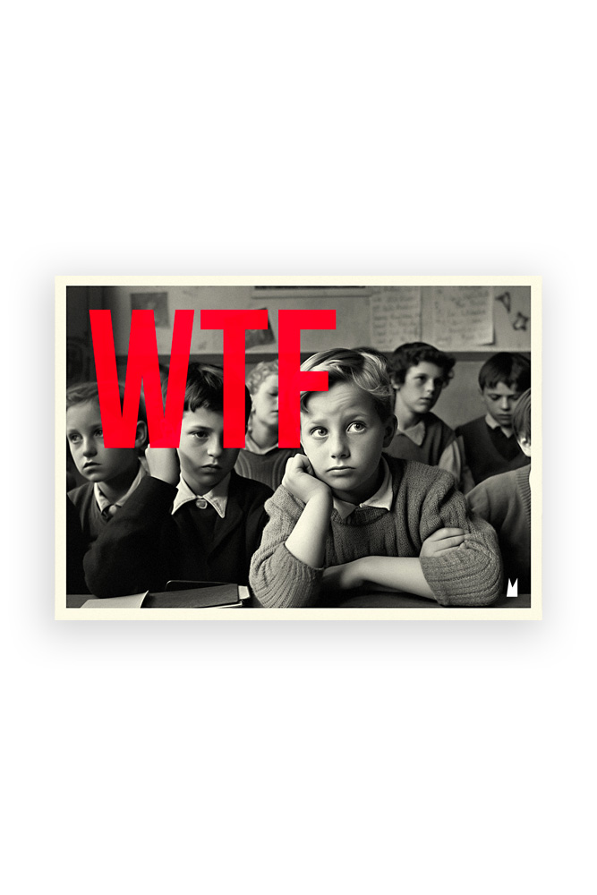 Affiche 'WTF' | CARTE KENCRE