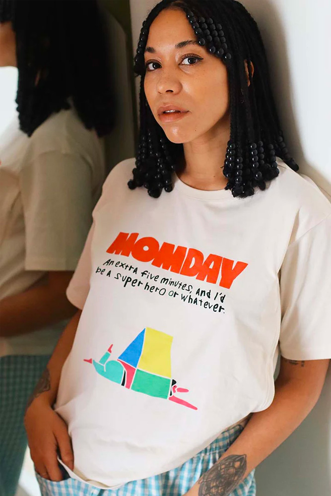 T-shirt d'allaitement 'Momday' | TAJINEBANANE