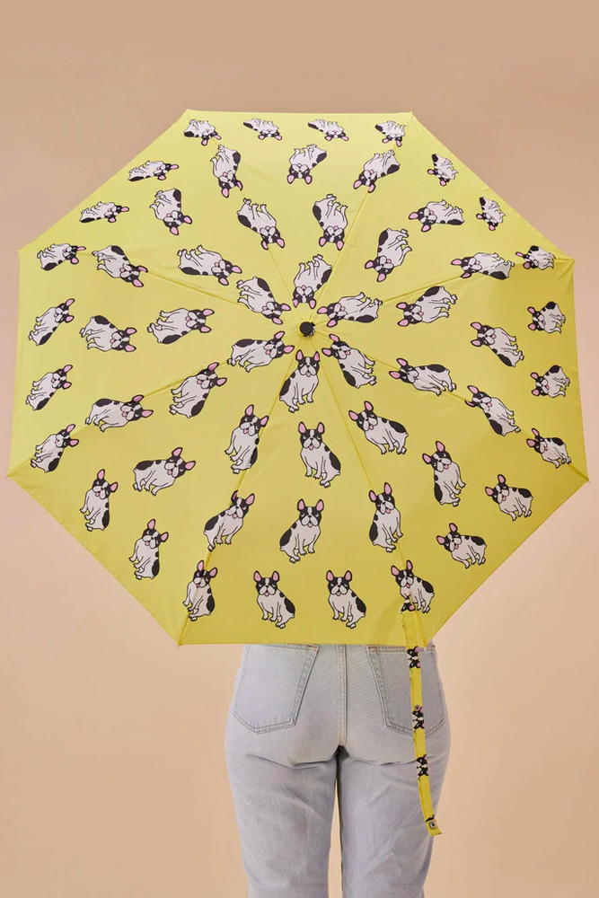Parapluie Bouledogue Jaune | THE ORIGINAL DUCKHEAD X COUCOU SUZETTE
